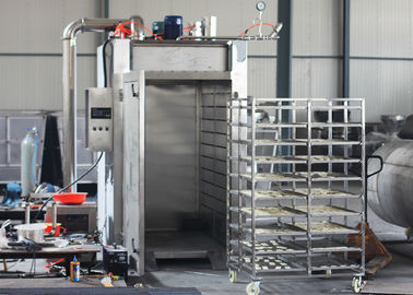 automatische Maschinen der Lebensmittelverarbeitungs-12KW/Wurst-Edelstahl-Räucherhaus