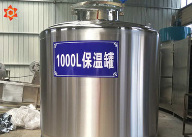 Sterile industrielle Gärungserreger-Behälter-Korrosionsbeständigkeit der Milch-Werkzeugmaschine-100L