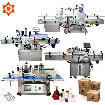 Energie des runde Flaschen-Silikon gesponnene Etikettiermaschine-vertikale Aufkleber-220W 65 45 * 65cm